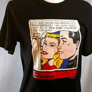 Vintage Roy Lichtenstein Graphic Tee Shirt EUC